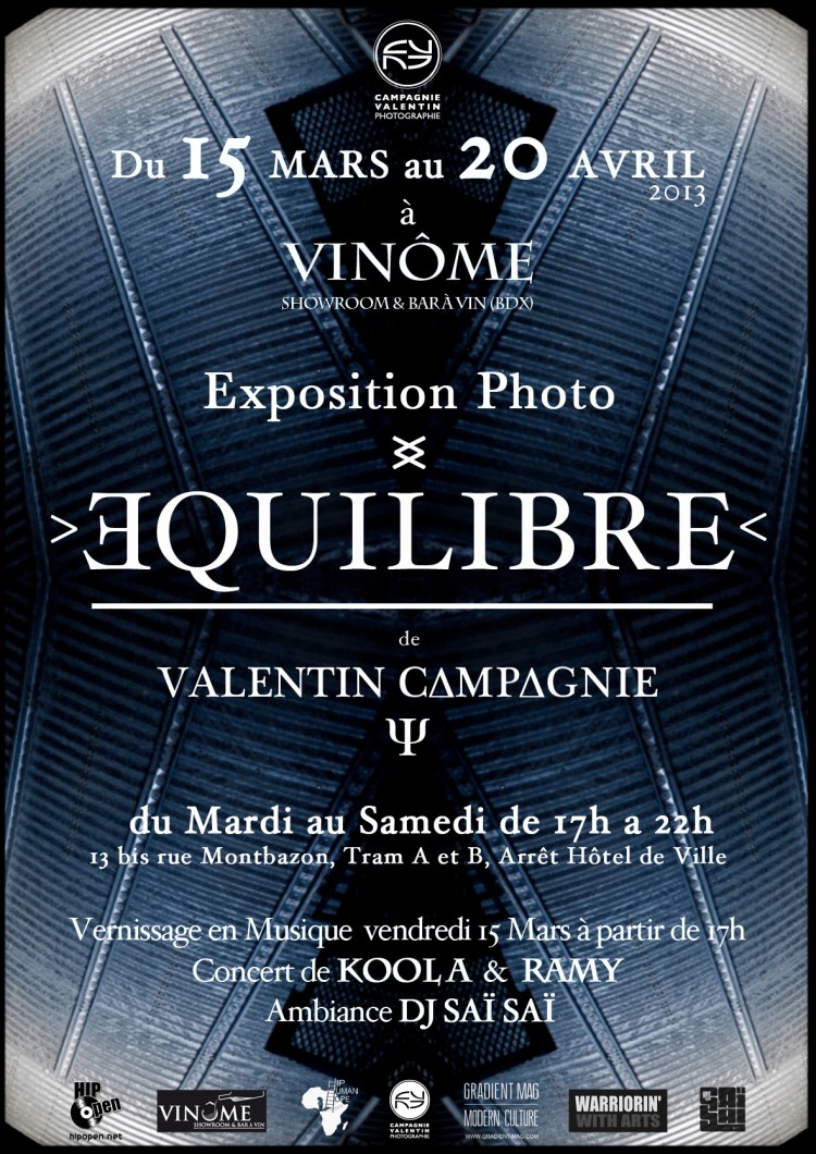 Affiche de l'expo "Equilibre"